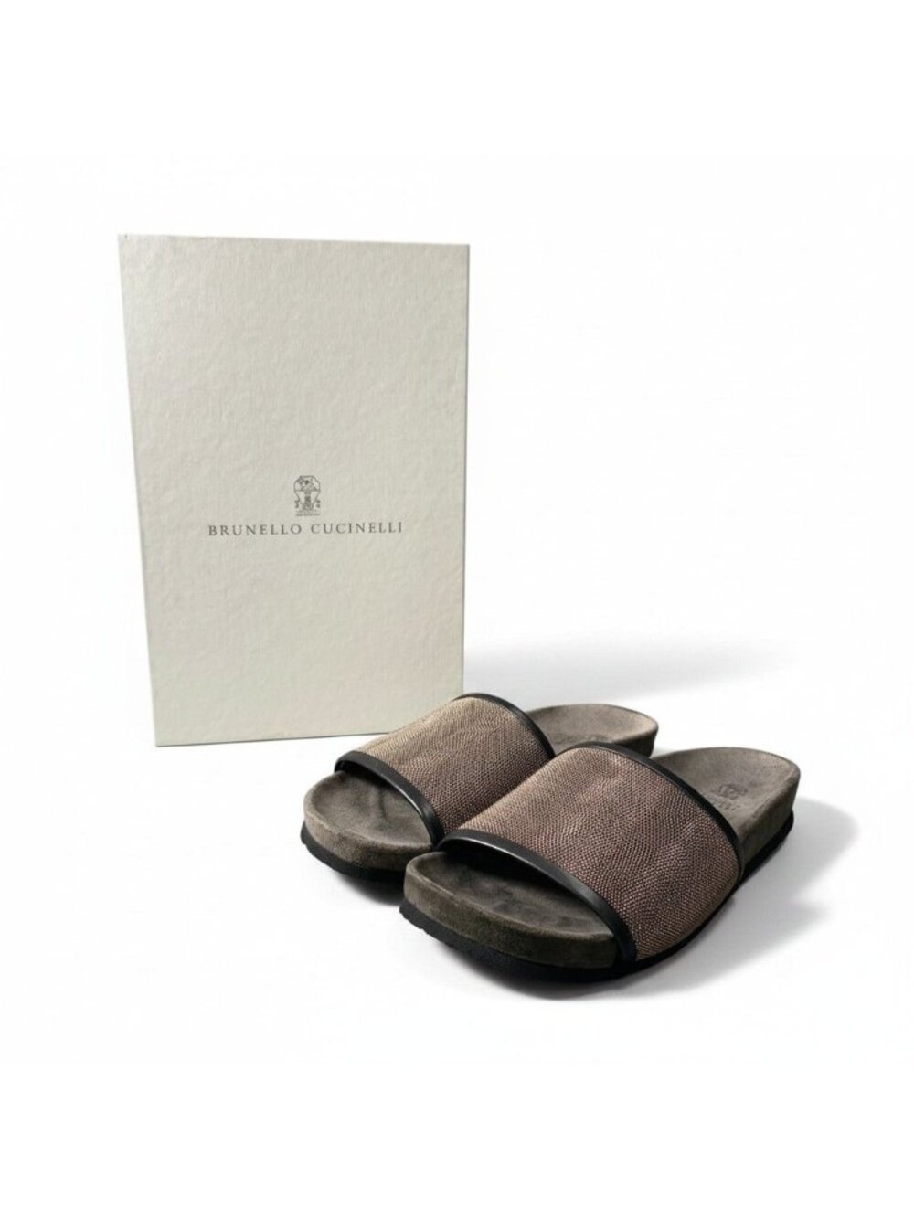 Brunello Cucinelli Precious Sandals Beads Brown